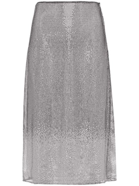 prada rhinestone skirt|Prada Skirts .